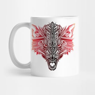 Wolf howling Mug